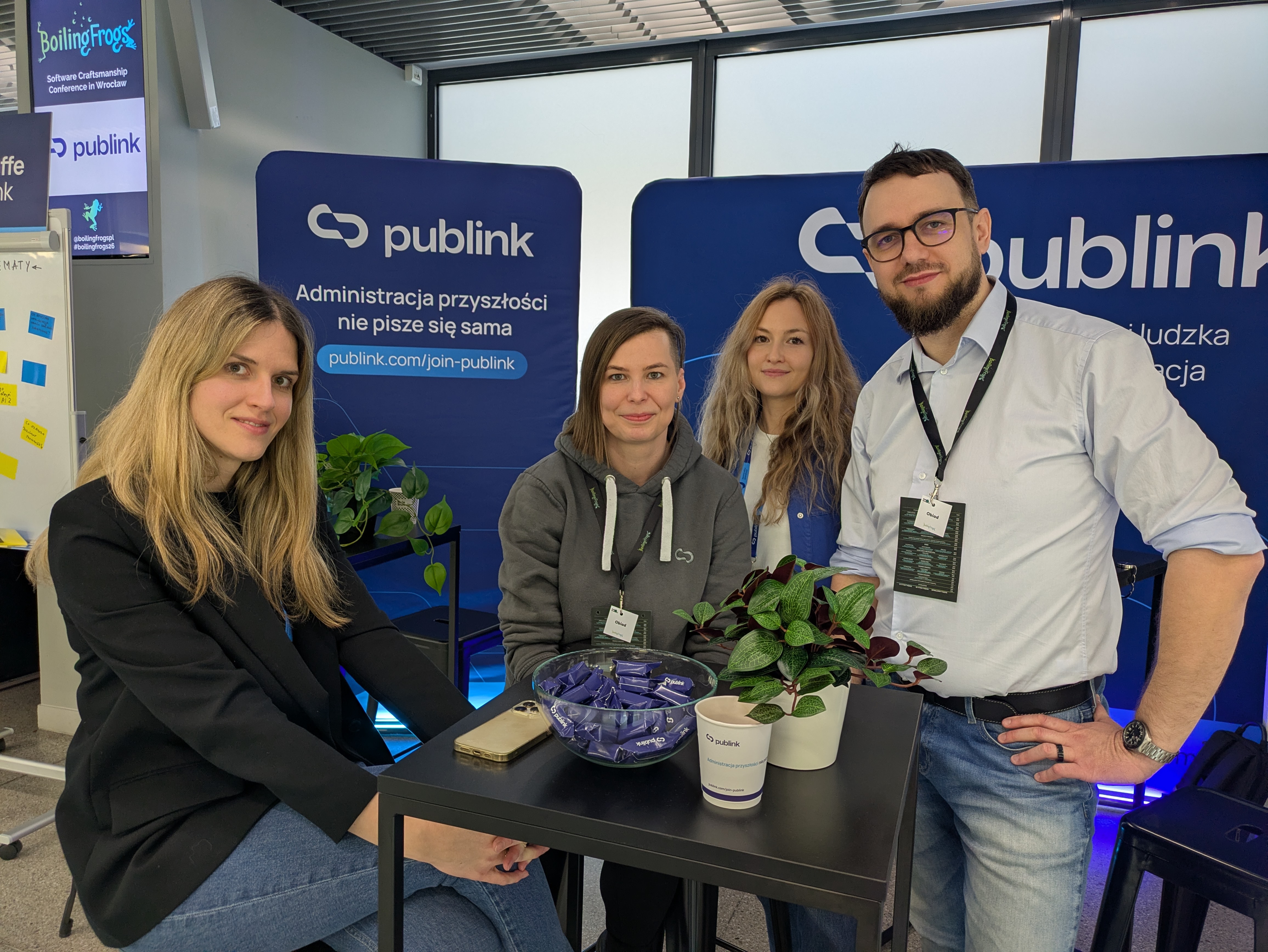 Stoisko Publink na Boiling Frogs 2026